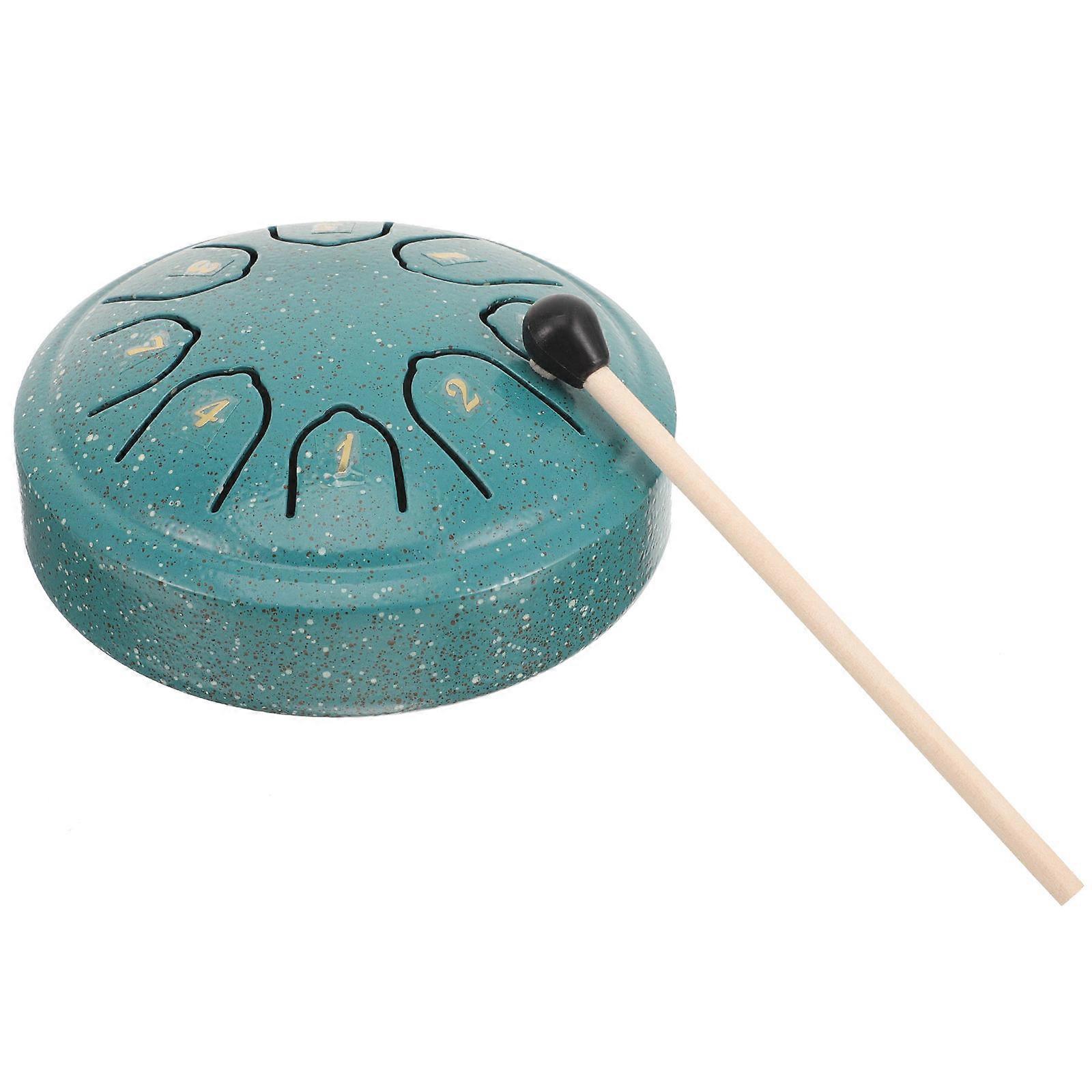Steel Tongue Drum with Mallet – Mini Hand Percussion Instrument for Meditation, Beginners, and Music Lovers