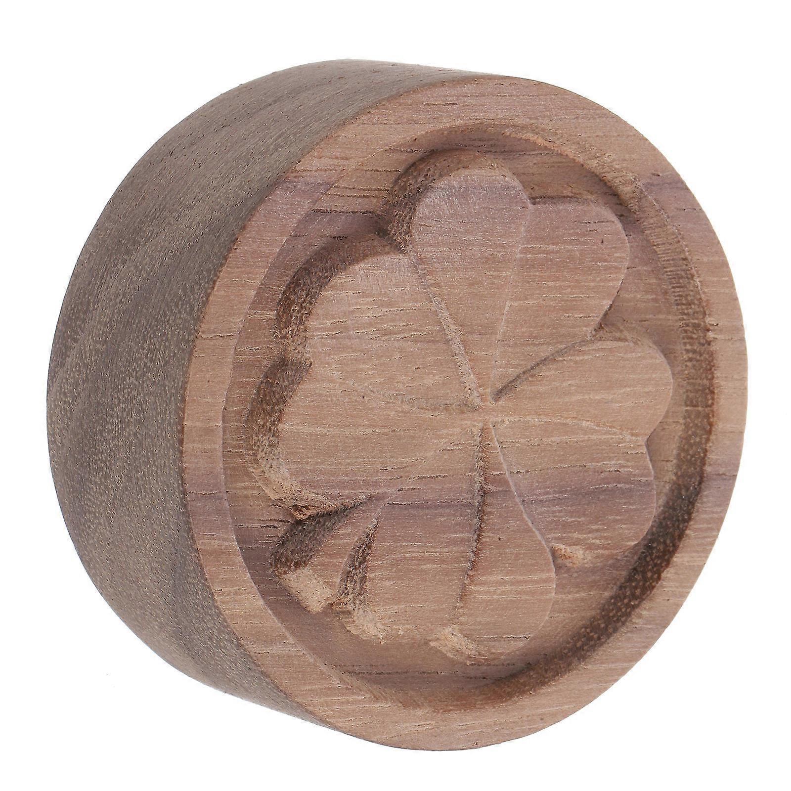 Brown Wood Essential Oil Diffuser for Decoration Lightweight Round Design Versatile Use 5.5 Inches