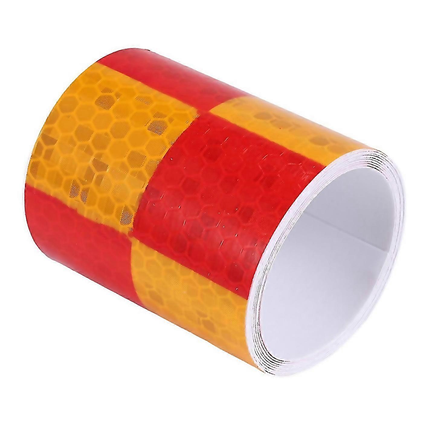 For 1m reflective safety warning conspicuity tape sticker redyellow