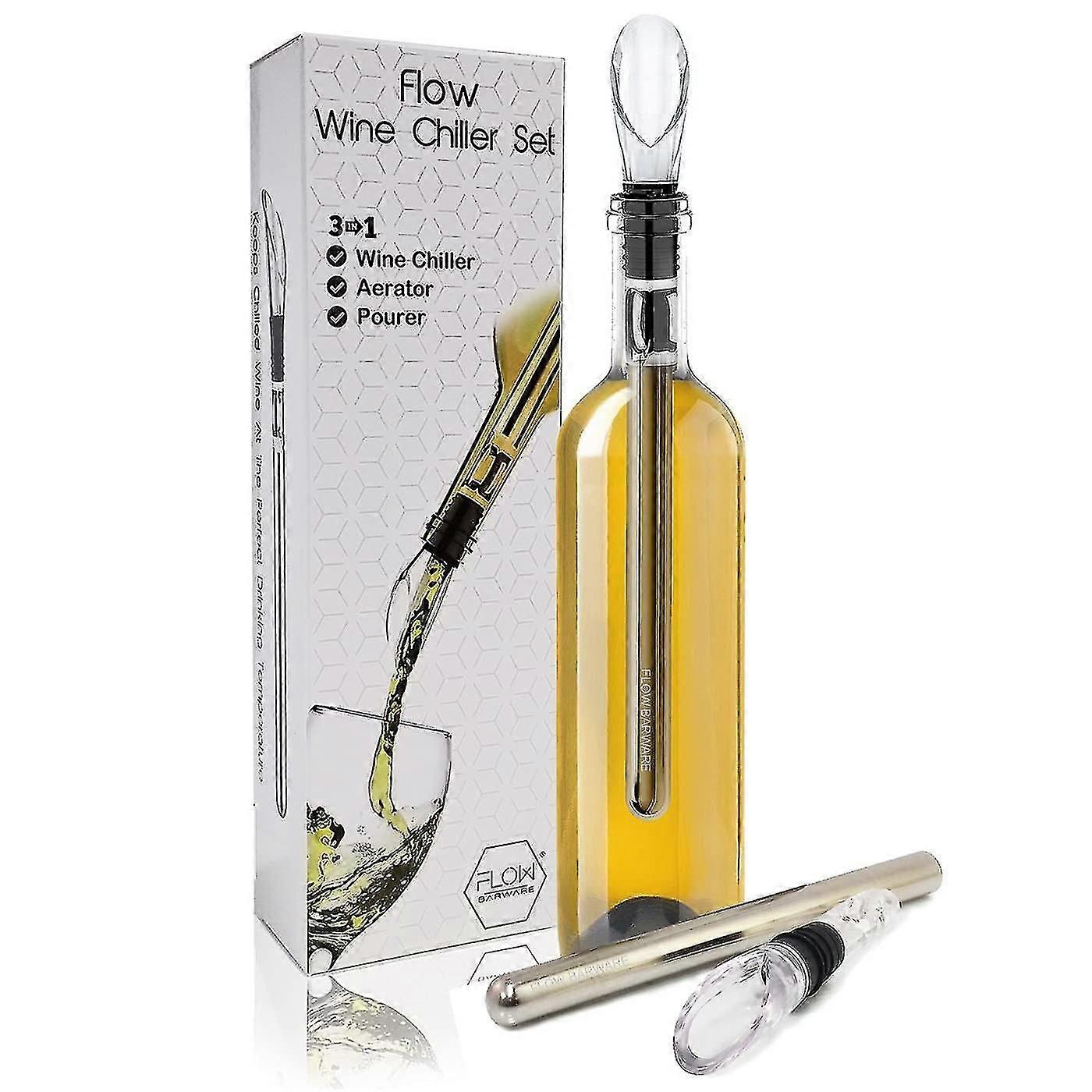 Wine Cooler Stick Drip Stainless Steel Wine Chilling Rod Rapid Wine Chilling Rod With Single Bottle Wine Cooler