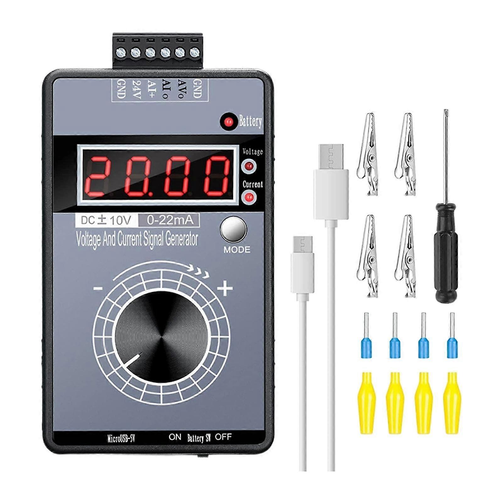 Signal Generator DC 010V LED Test Light Dimmer Adjustable Panel Current Voltage Analogue Simulator 020MA 420MA