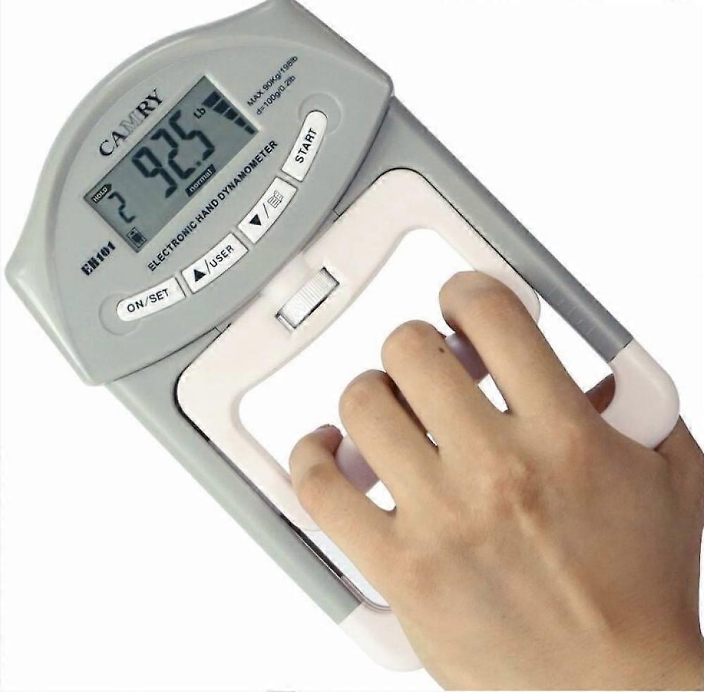 Electronic Hand Dynamometer 90 kg / 200 lbs Grip Capacity Adjustable Professional Electronic Hand Grip Dynamometer
