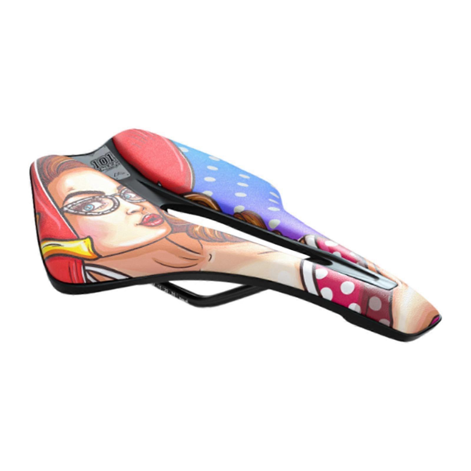 Bike Seat Replacement - Breathable Comfortable Shock Absorbing Saddle for Mountain Bikes, Style C, Ergonomic Design