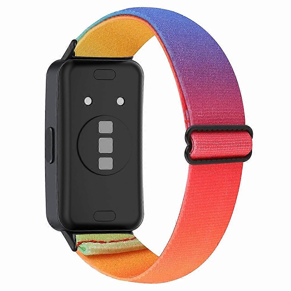 For Huawei Band 8 Band 8 NFC Band 9 Band 9 NFC Bohemian Style Elastic Nylon Smartwatch Strap Watch B