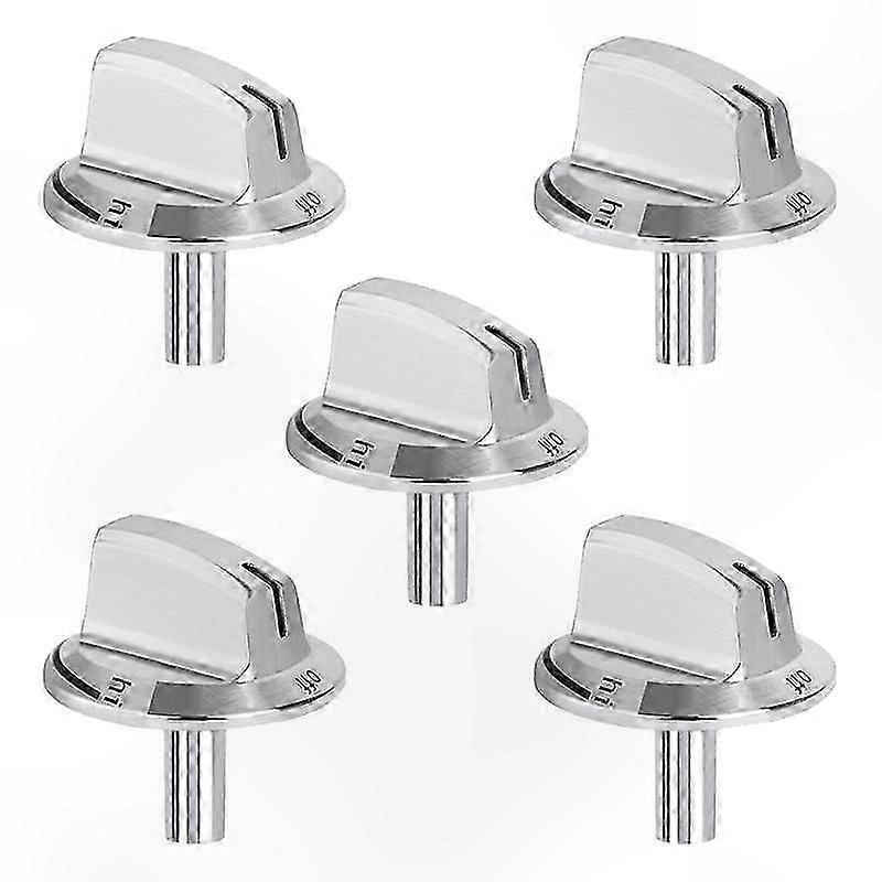 5 Packs Upgrade 5304525746 Long Stem Stove Knobs Replacements, Compatible with Gas Stove Range Oven Knobs