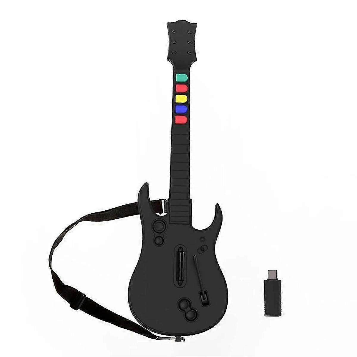 suitable for clone hero 2.4g wireless guitar controller for pc compatible with rock band games remot