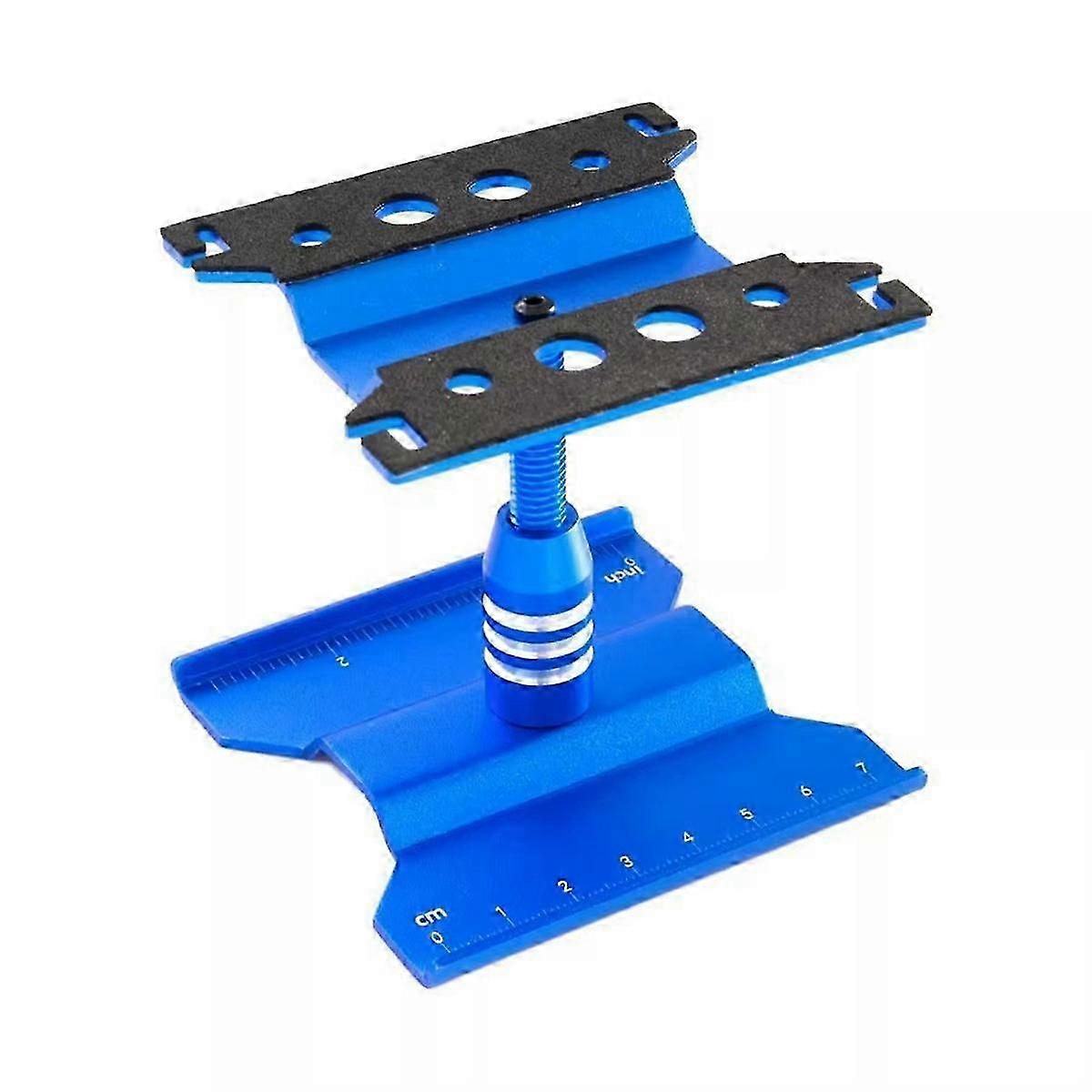 Metal Repair Station Work Stand Assembly Platform for 1/24 1/18 TRX4M SCX24 Fcx24 RC Crawler Blue