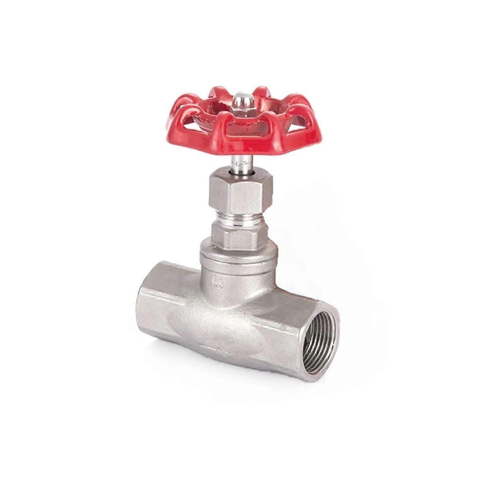 BSPT Female ShutOff Valve 304 Stainless Steel, For Water, Gas And Oil Lines, 1 Inch Home And Garden