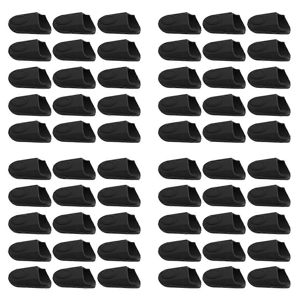 60Pcs Rubber Mouthpiece Cap Clip Ligature Delicate Tip for Flute Clarinet Saxophone Sax Parts Access