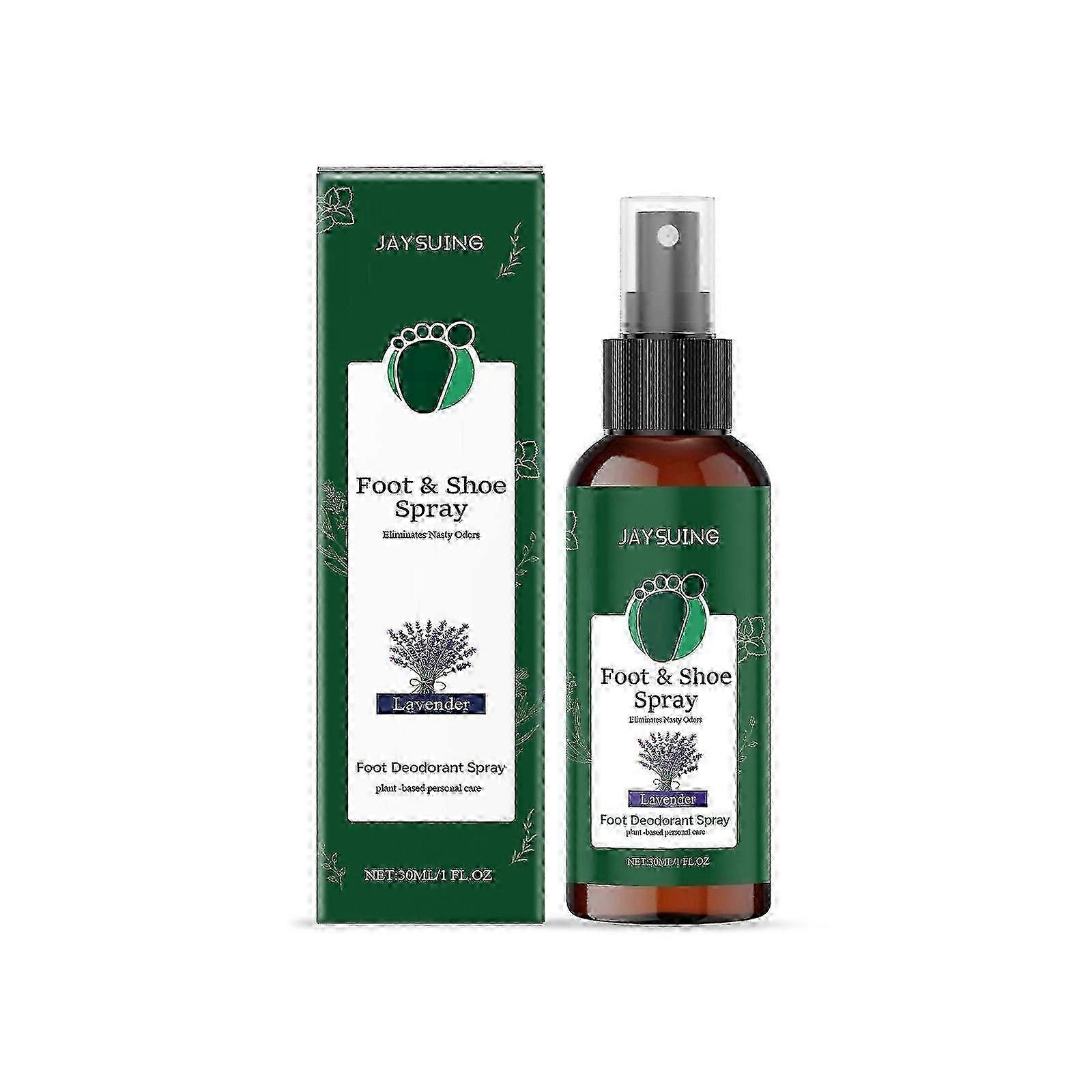 Natural Foot and Shoe Deodorant Spray for Athletes and Professionals