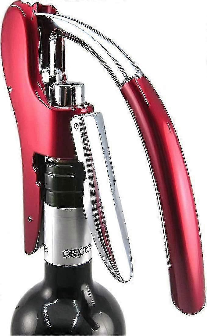 Lever Corkscrew Zinc Alloy Corkscrew With Foil Cutter