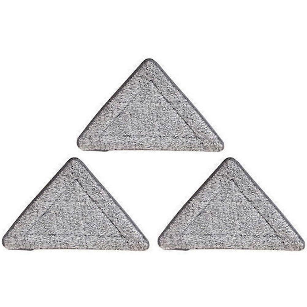 3pcs Triangle Mop Heads Replacements Cleaning Mop Refill Mop Replacement Pads