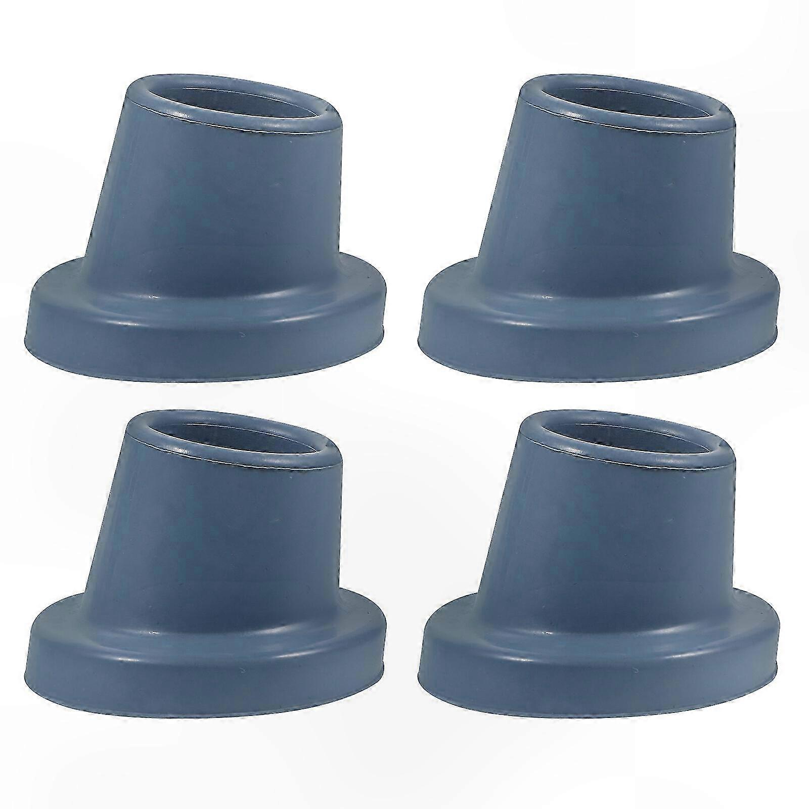 4-Pack Shower Chair Leg Pads Replacement Mats for Shower Chairs and Commode Helpers