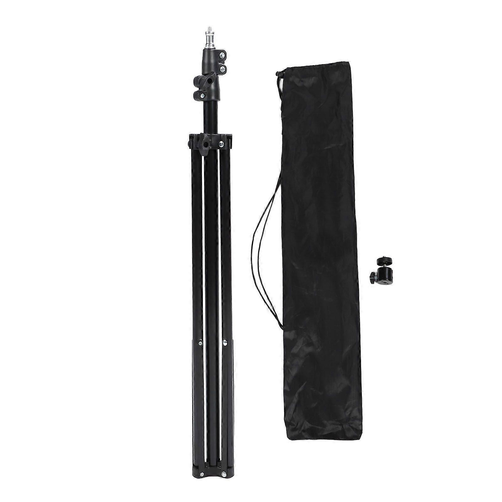 Photography Tripod Stand 2.1m Secure Structure Portable Adjustable Camera Tripod Stand for Studio Indoor Outdoor