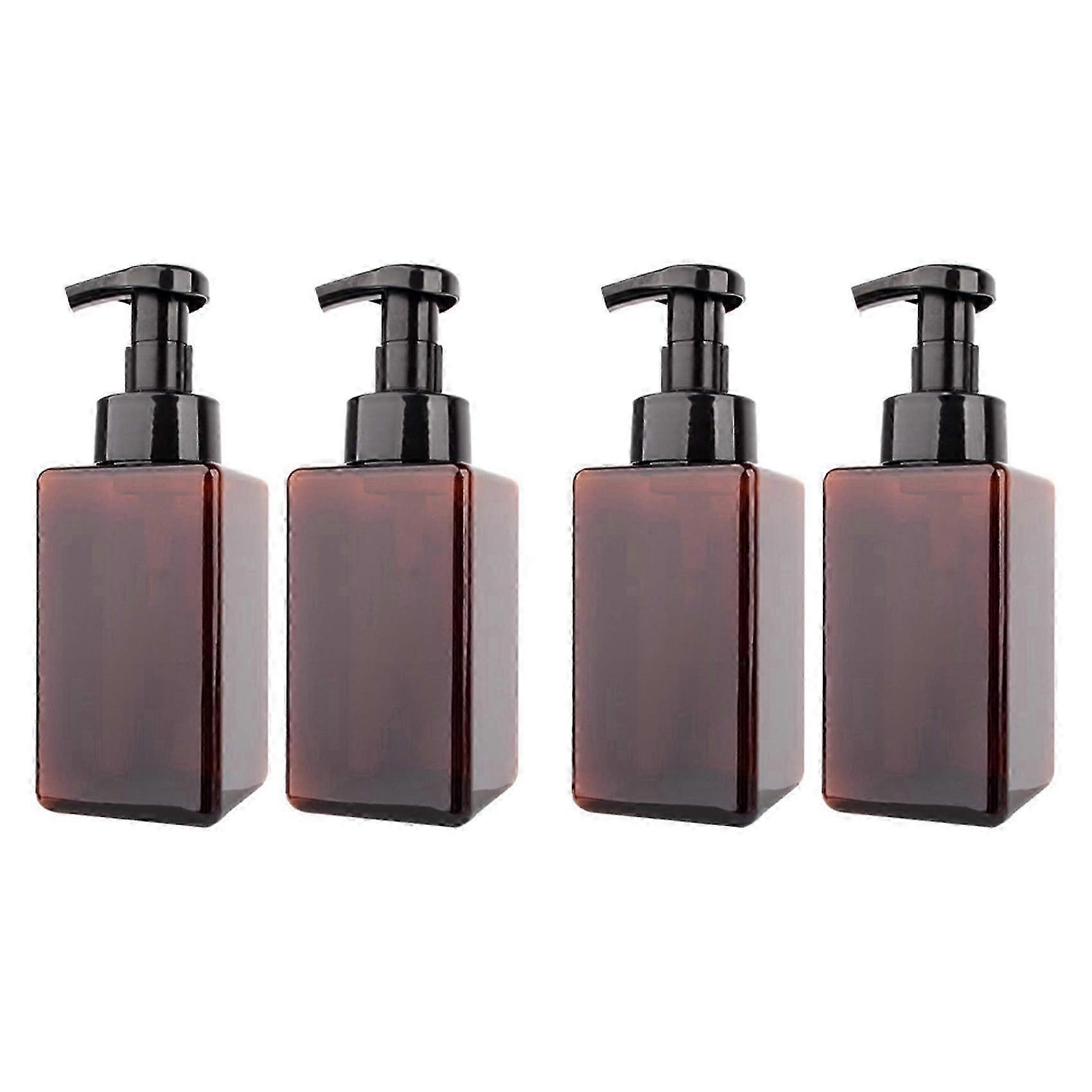 Foaming Soap Dispenser - 4 Pack Refillable 15Oz Foam Liquid Hand Soap Pump Bottles Conta