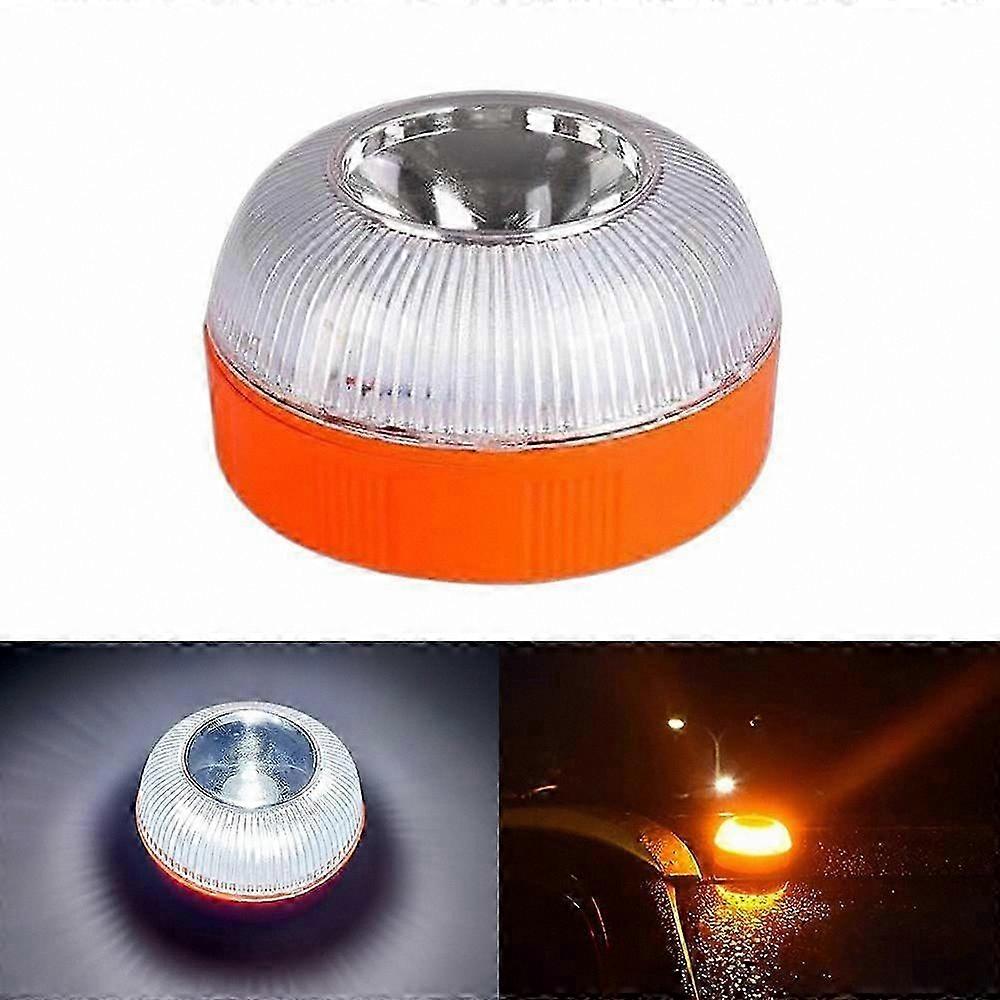 USB Rechargeable LED Emergency Warning Light with Magnetic Base for Power Outages