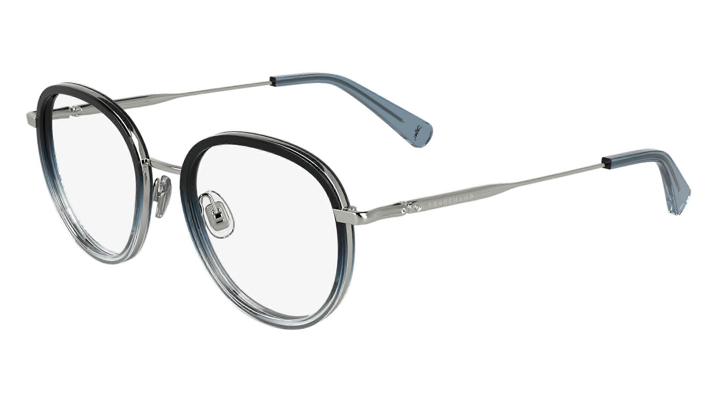 Eyewear Frames LONGCHAMP LO2168 042 SILVER/GRADIENT BLUE 48/19/140 FEMALE