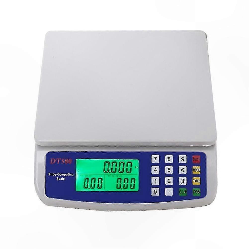 Precision Digital Scale, 30kg/1g Capacity, LCD Display, Accurate Weight Measurement for Various Uses