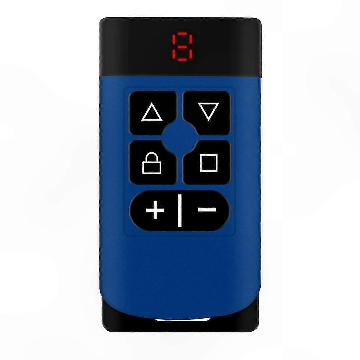 Universal 6-Button Remote Control for Garage Doors, 315MHz-868MHz Frequency-Compatible Duplicator