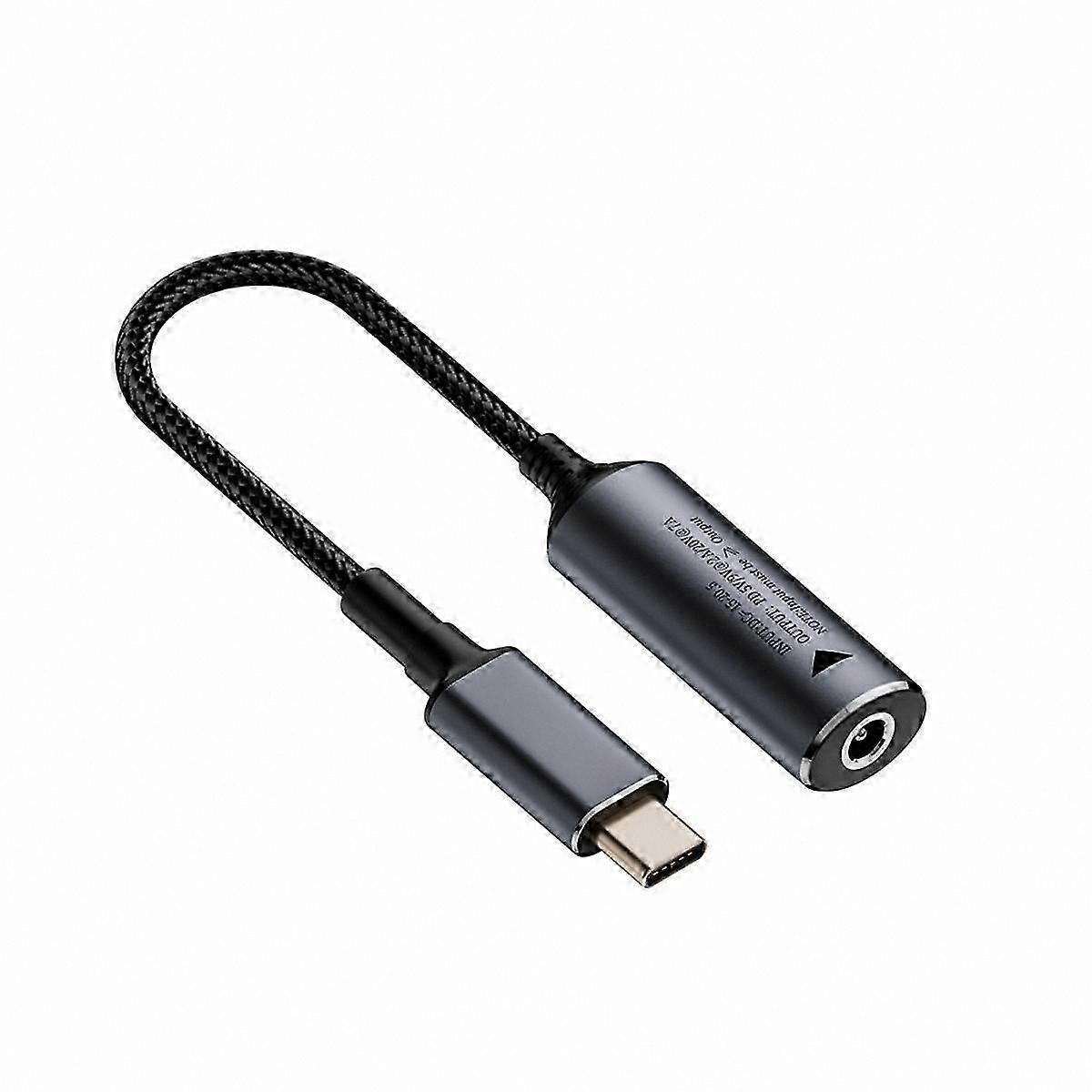 USB C PD Power Adapter Converter 5V 9V 20V DC 5.5x2.5mm Female to Type C for Laptops and Devices
