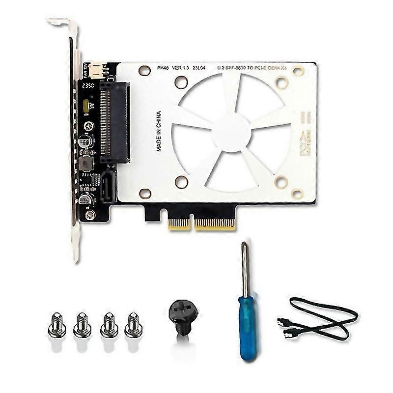 For U2 Ssd To Pcie40 Riser Card Pci Express 40 X4 X8 X16 Sff8639 Expansion Card For Windows810linu