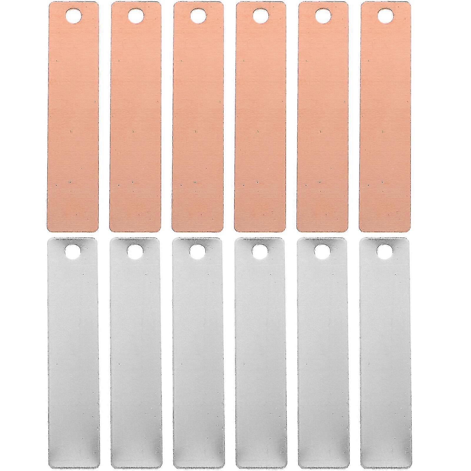 2025 1 Set Zinc Copper Anode Sheet Metal Electrode Sheet for Fruit Battery Science Experiment