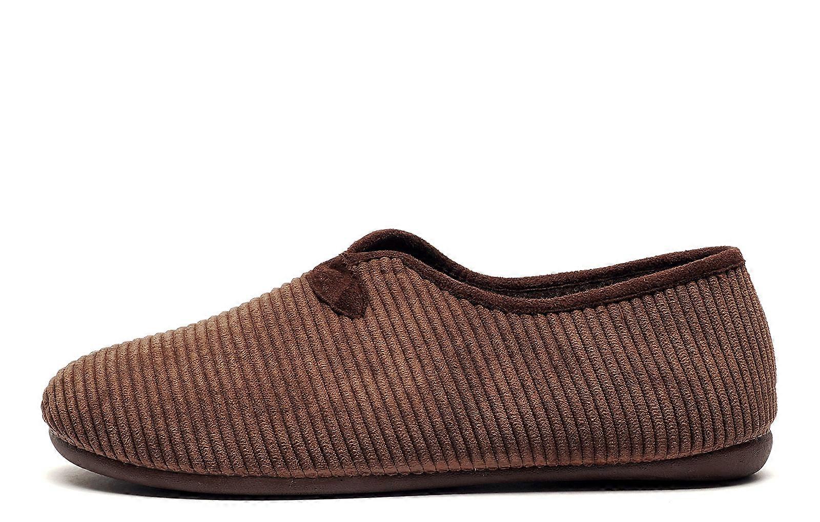Cotswold Grouse Slippers Brown