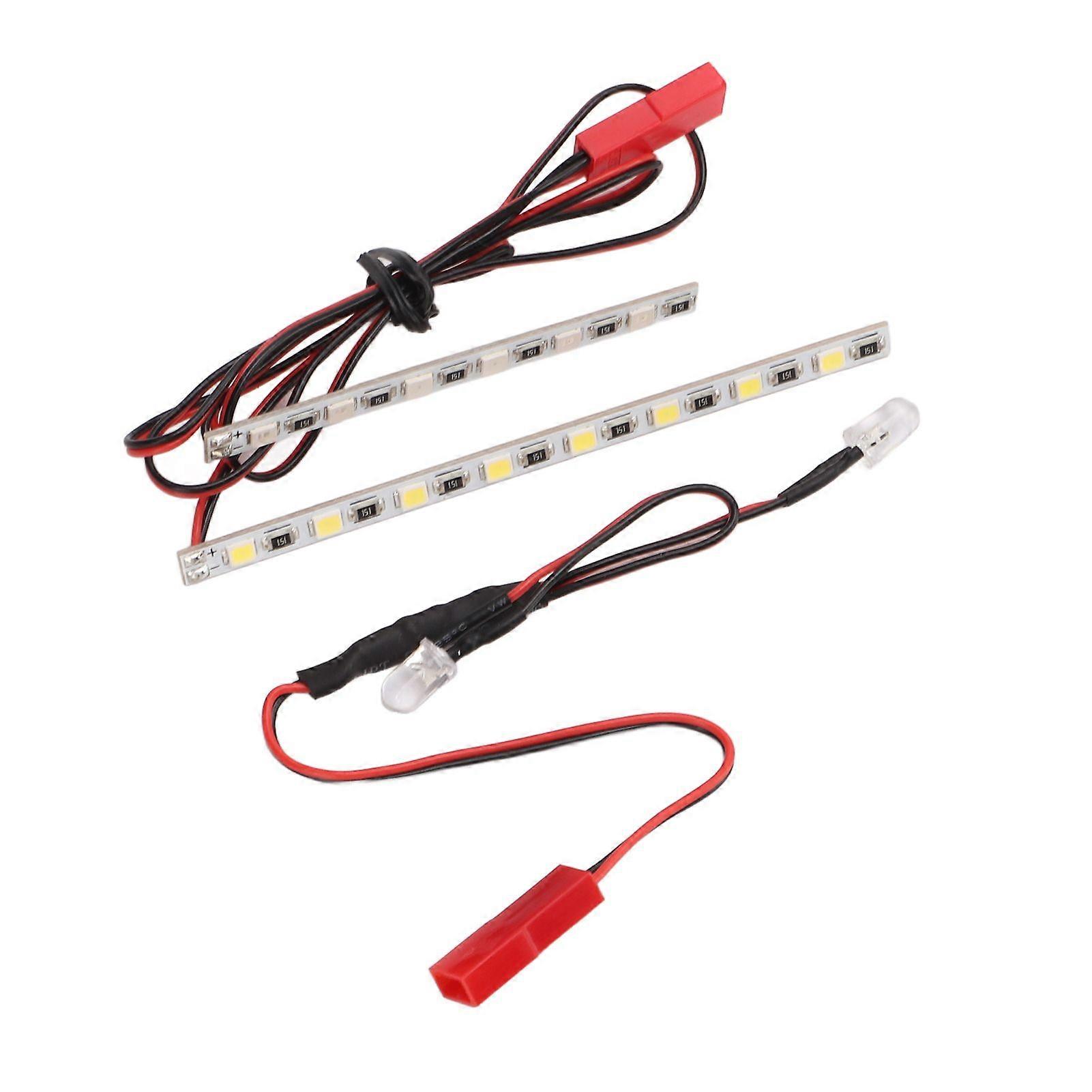 RC Front and Rear Light Bar for ZD Racing 1/10 RC Car with Headlamp Full Light Wear Resistant RC Light Bar LED Light Bar