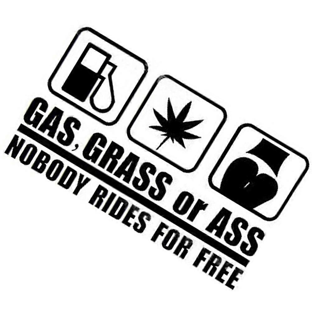 Rear Window Sticker Gas Grass Or Vinyl Sticker for Car in
