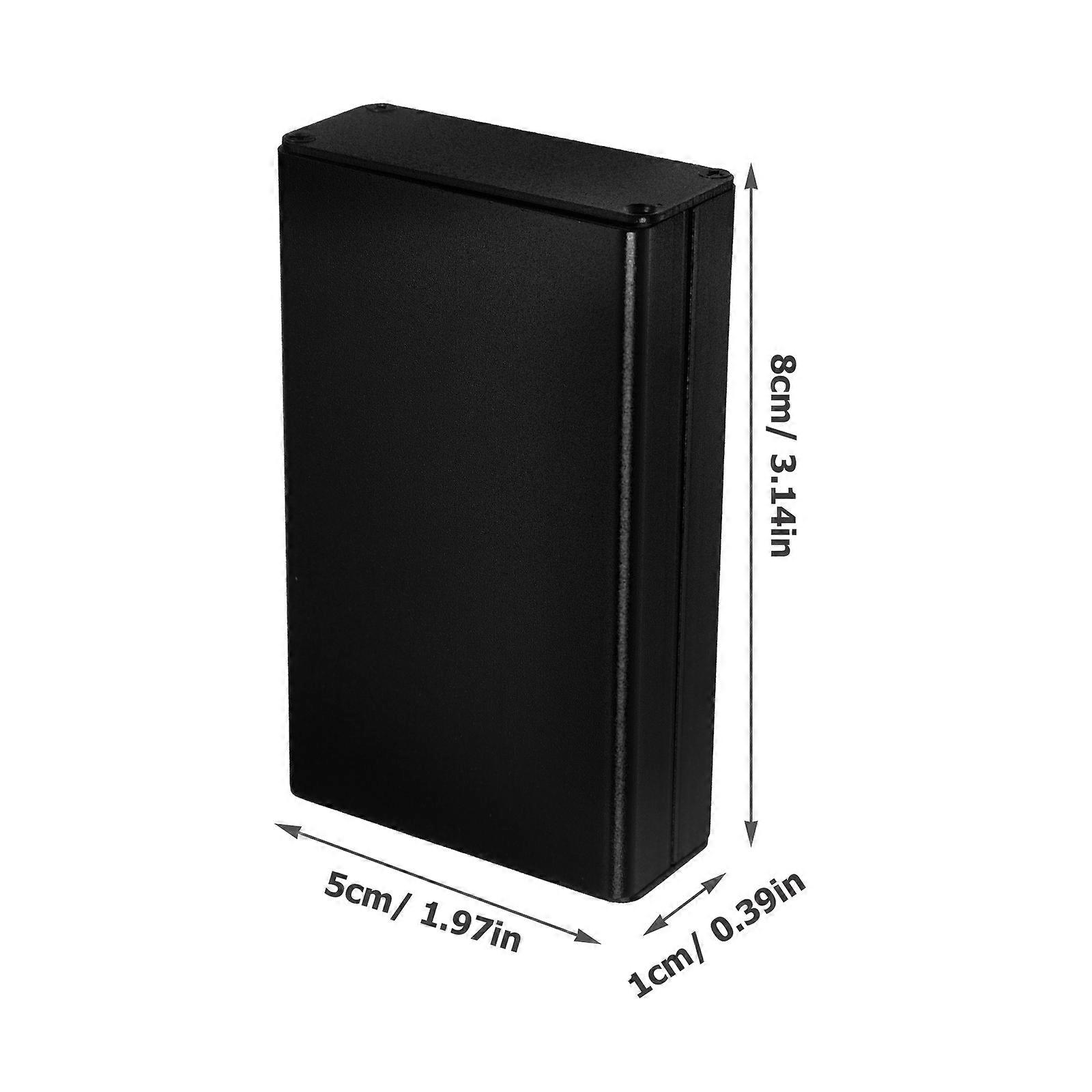 Durable Aluminum Storage for Engineers and Electronics Enthusiasts Black Installation Convenience 1Pcs