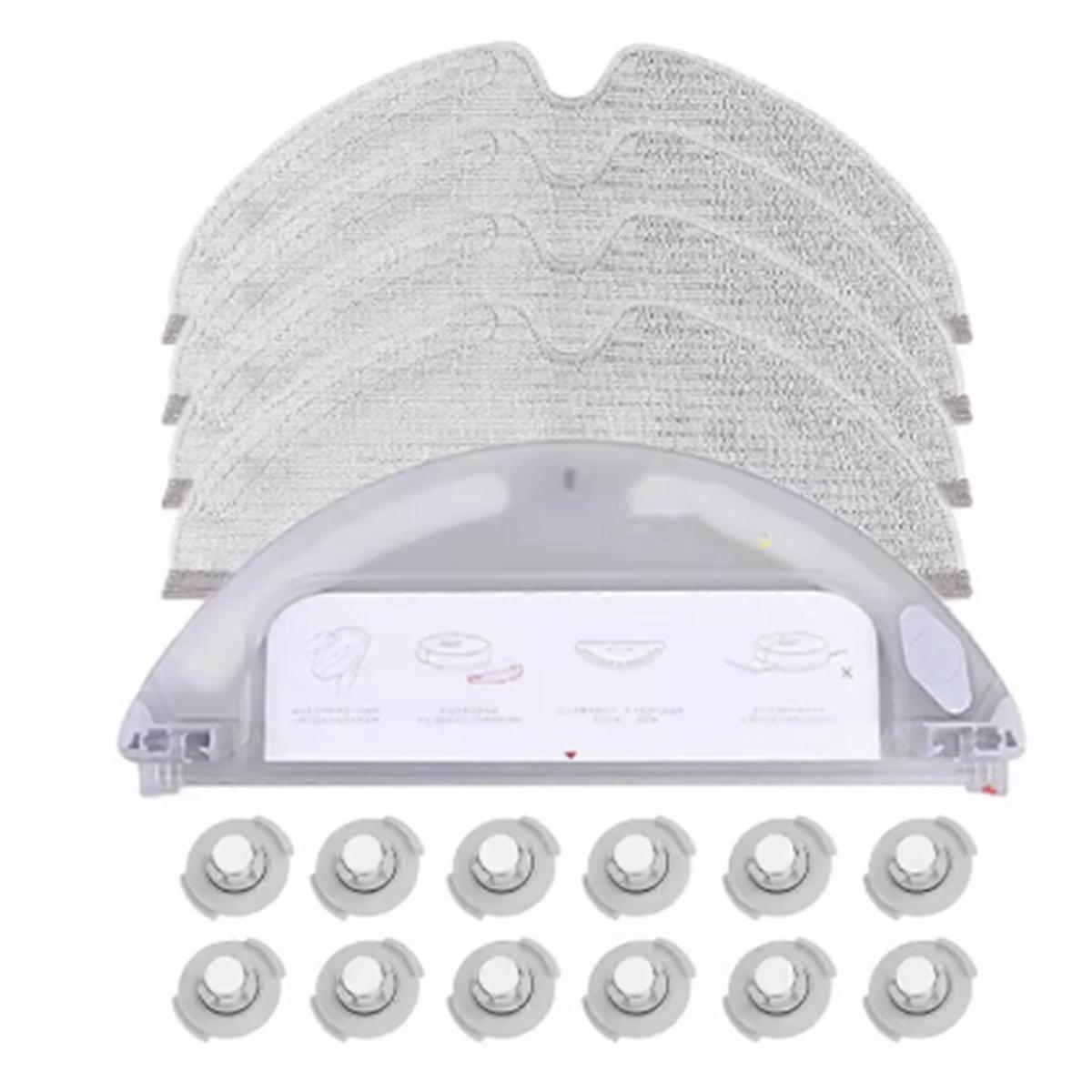 For S6 MAXV S6 Pure S5 MAX S4 E4 E35 E2 Replacement Accessories for Mop Cloth, Water Tank, and Water Core