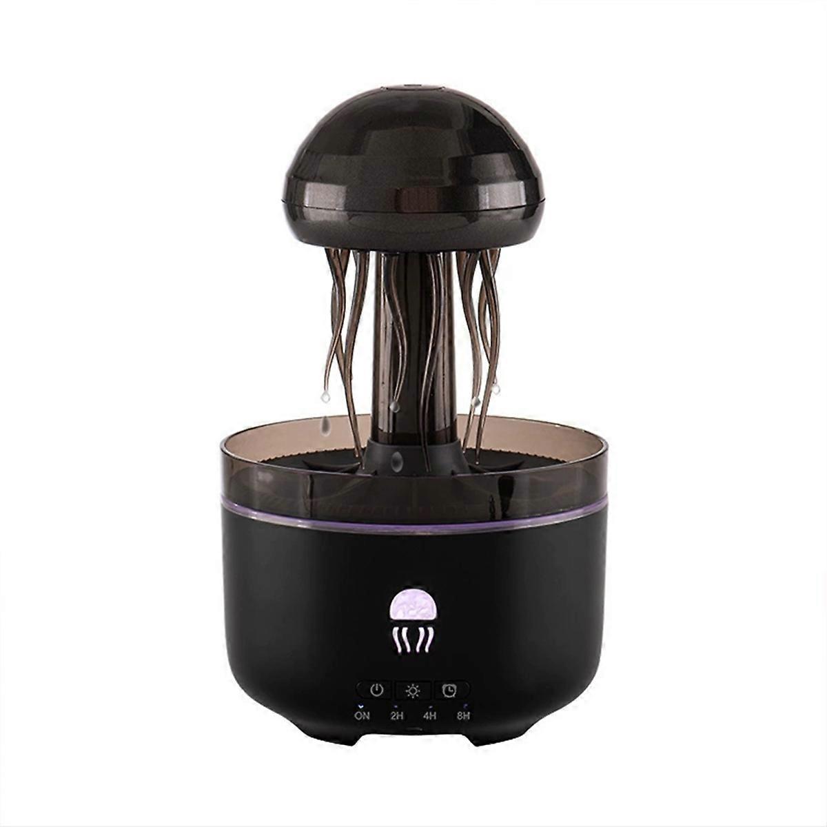 320ML Jellyfish Aromatherapy Diffuser Ideal for Office Yoga US Plug,B