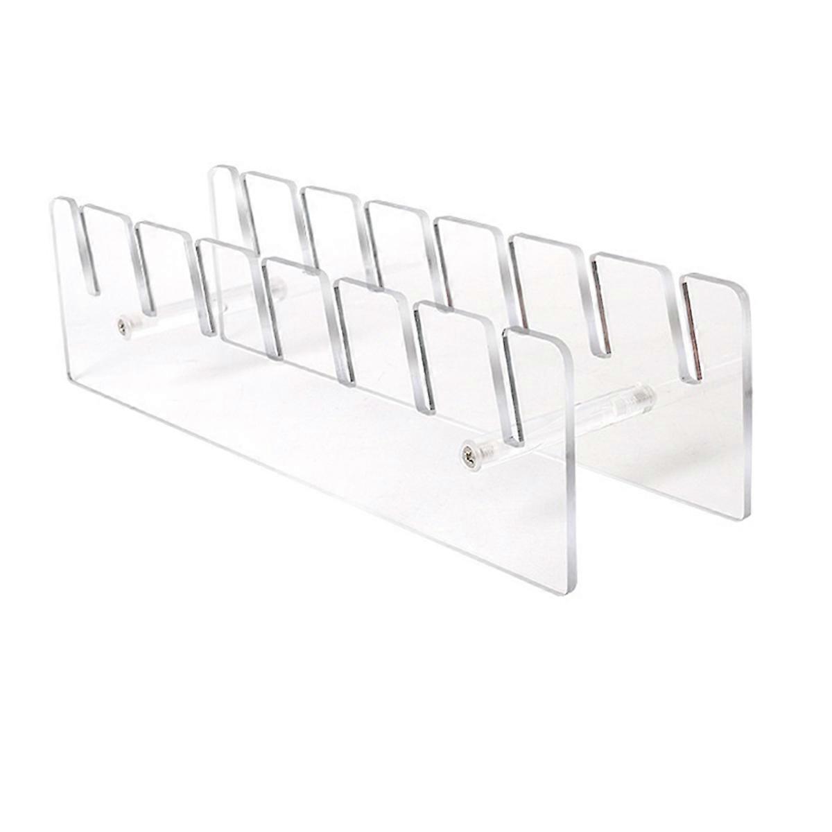 Hat Storage Display for Bedroom Dresser Transparent