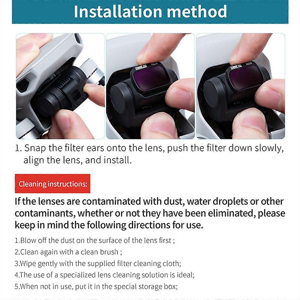  For Mini 4K Mini 2 SE Mini 2 Special Filter Kit