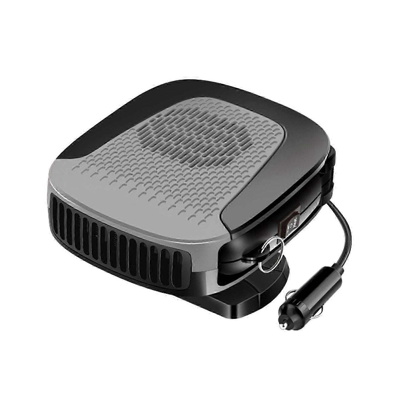 Car Heater Fan Defroster 12V Portable Windshield Defogger Fast Heating with Igniter Port Overheating Protection Low Noise Compact Cooling Fans Fit For