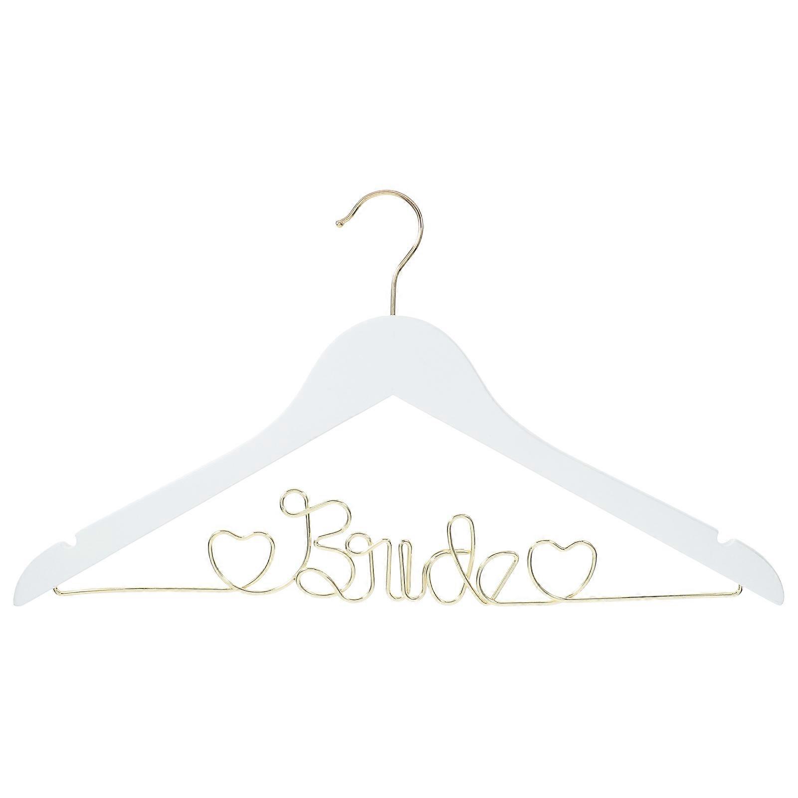 Bride Dress Hanger with Wire Design for Wedding 5Pcs Set