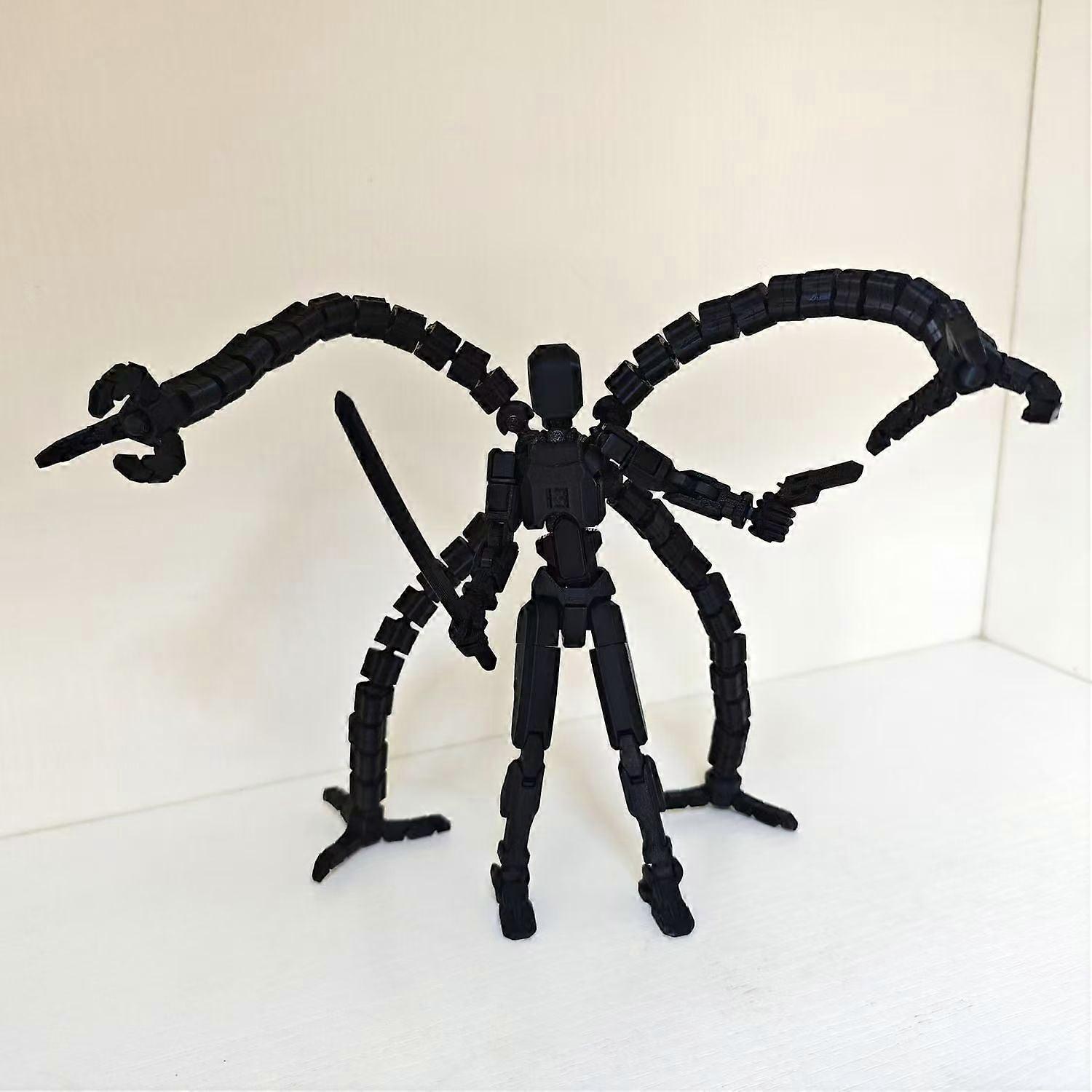 Multi Jointed Movable Robot 3D Printed Mannequin Toys lucky PVC Model 13 Full Body Activity Robot -67