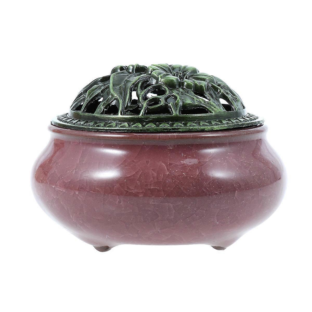 Incense Stick Holder Cone Incense Burner Brown Color 3Pcs Set