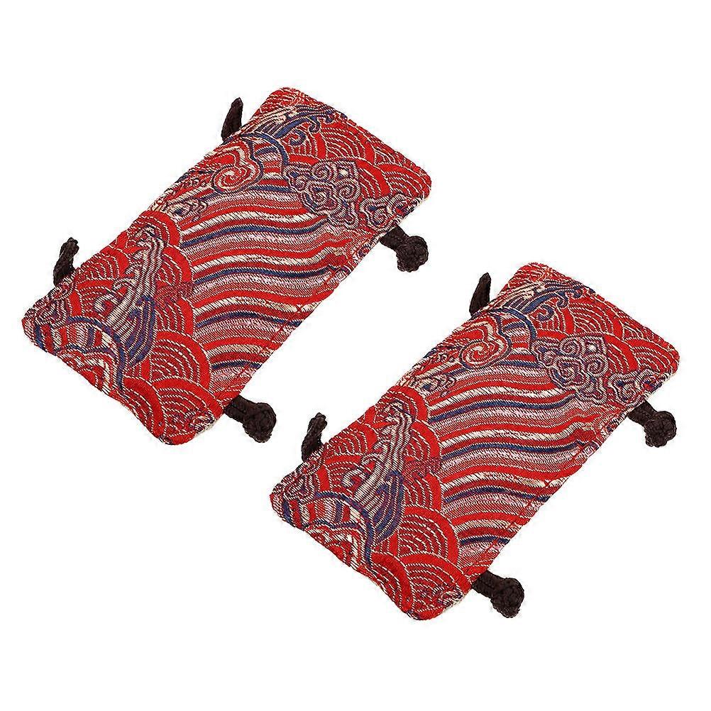 10Pcs Tea Pot Handle Cover for Protective Use Red Heat Insulation Sleeve