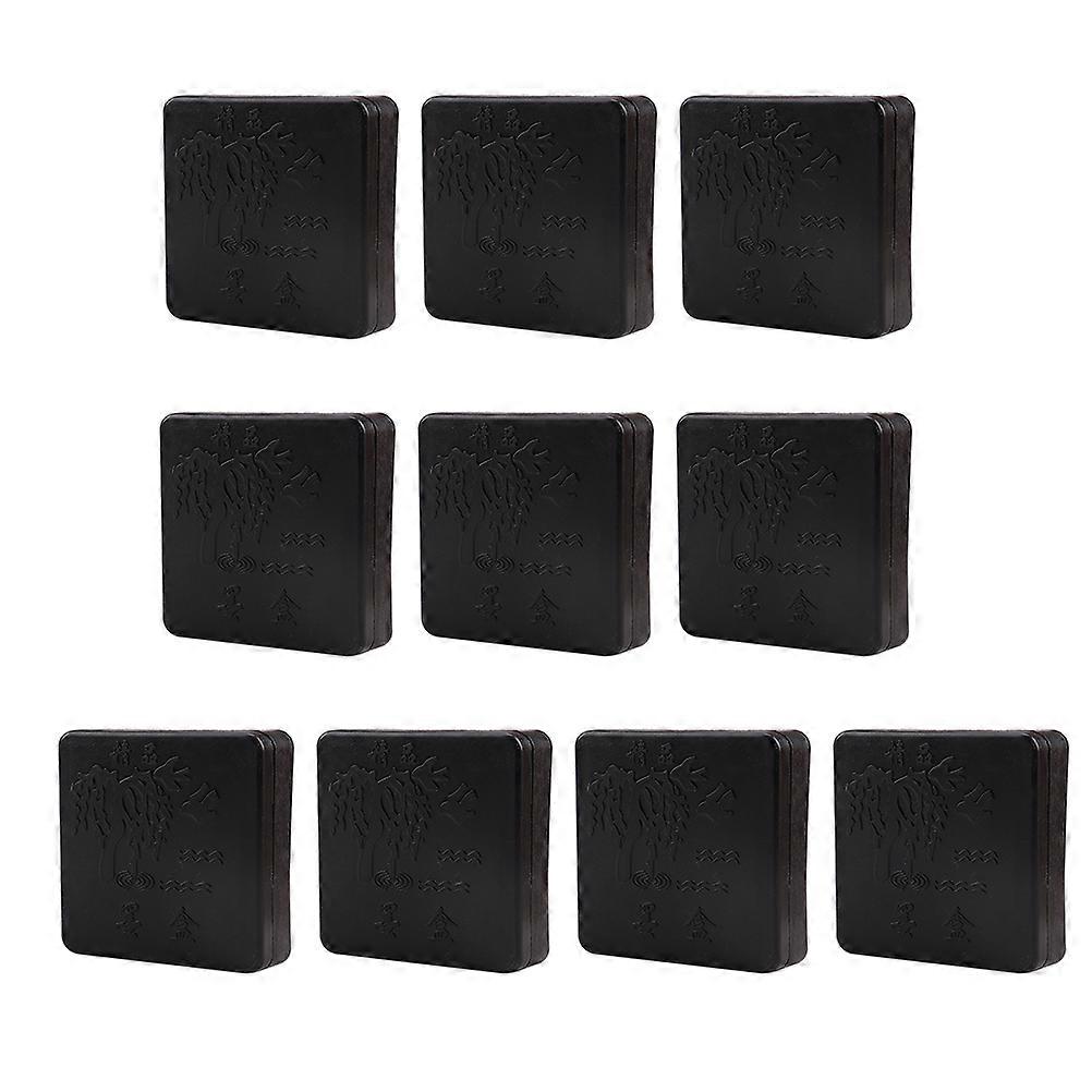10Pcs Ink Container For Oriental Writing And Painting Teachers Students And Painting Lovers Square Shape Plastic Ink Storage