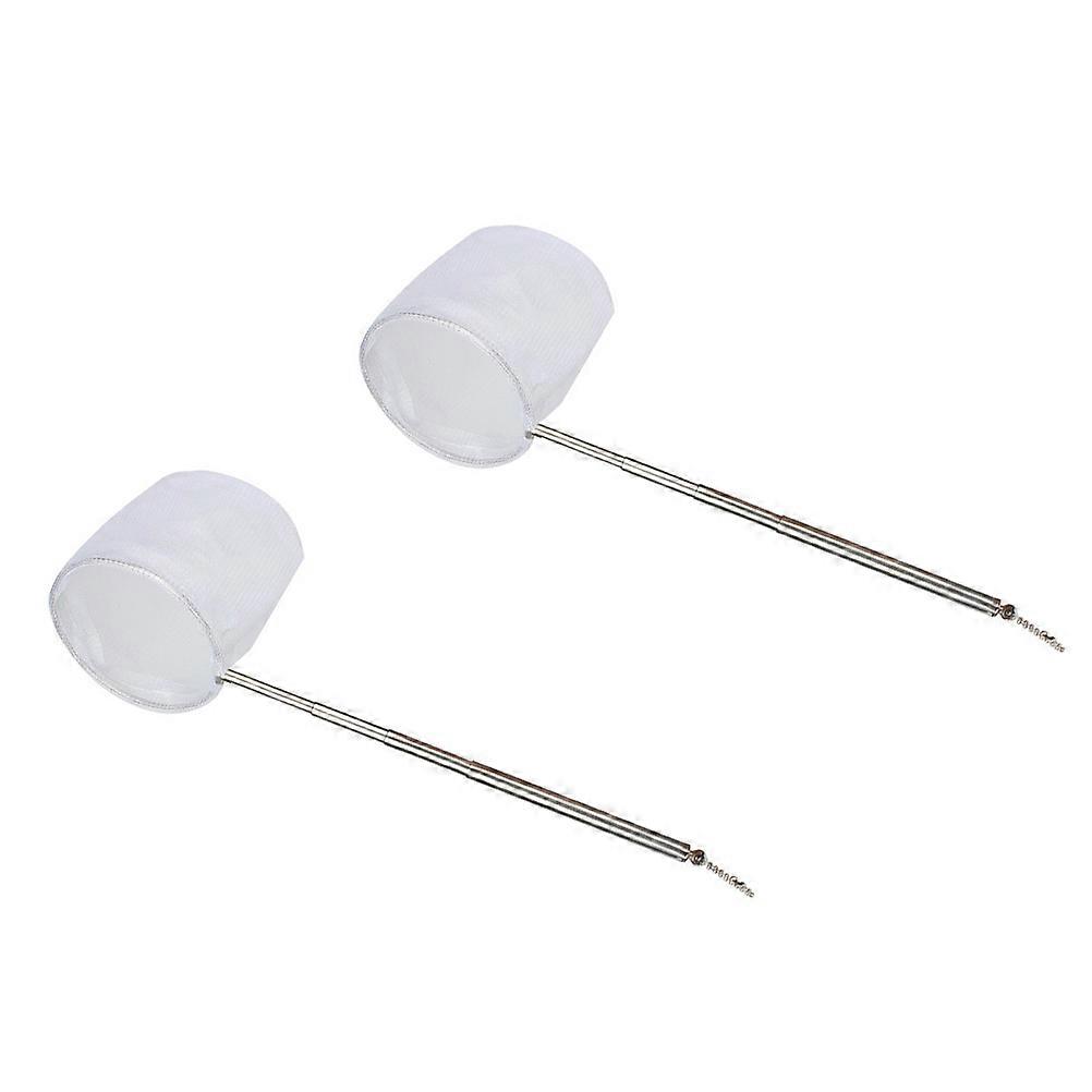 Extendable Fishing Net Mini Fish Net Adjustable Aquarium Net Rod For Fish Tank 2Pack