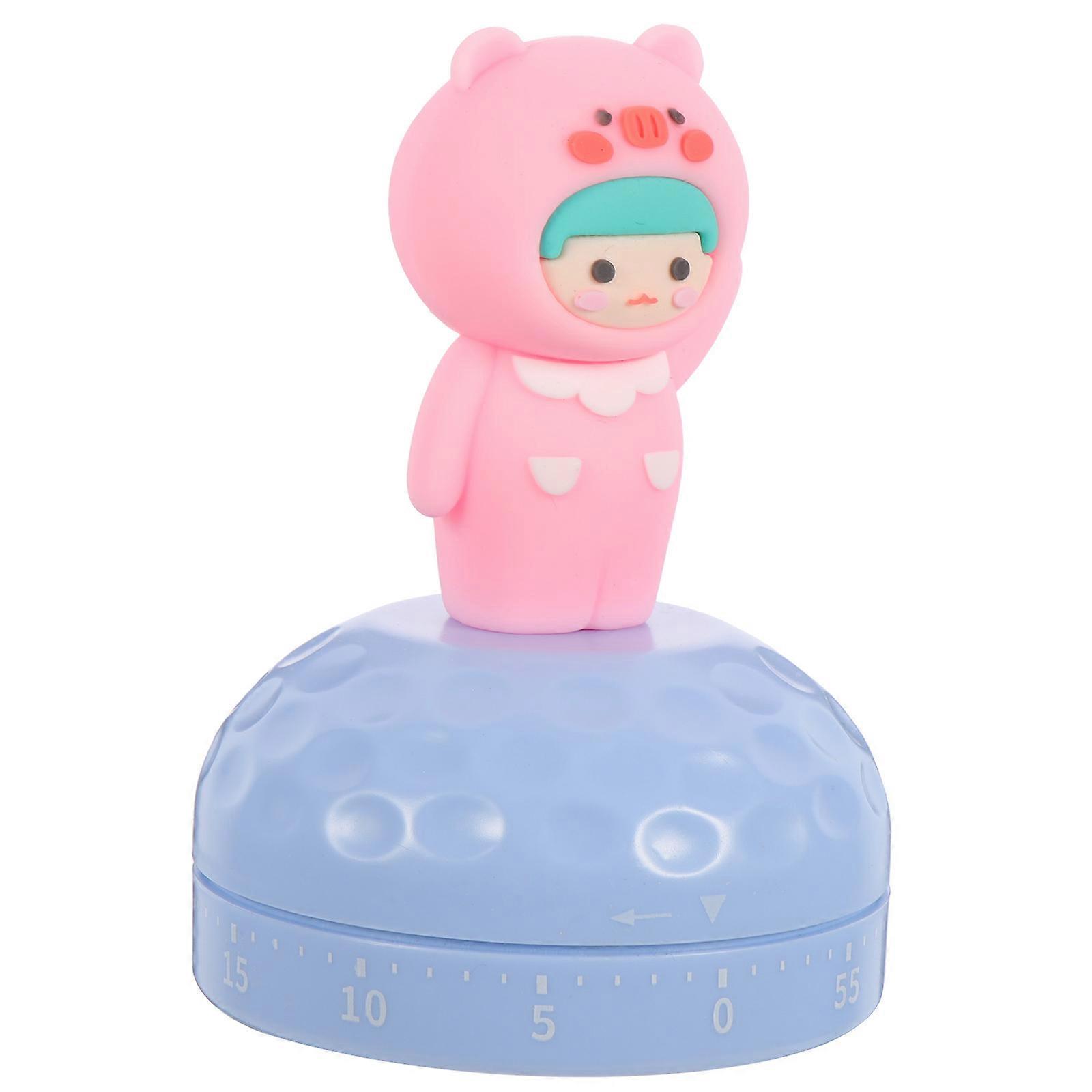 Cooking Timer Mechanical Kitchen Timer 4Pcs Cartoon Animal Themed Rotating
