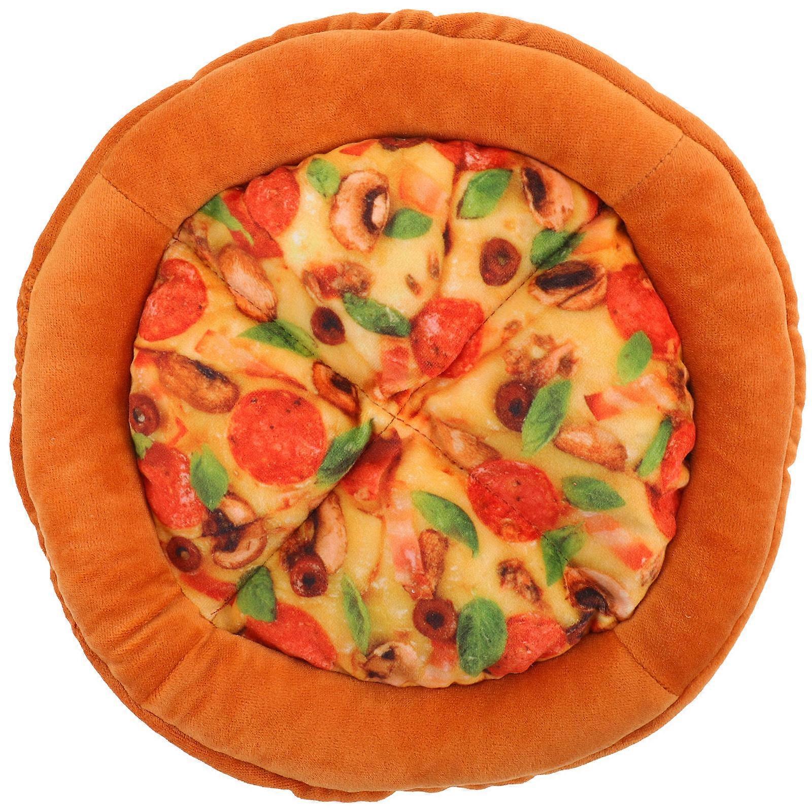 Cat Bed Cat Sleeping Pizza Toy for Warm Comfort 3Pcs Set