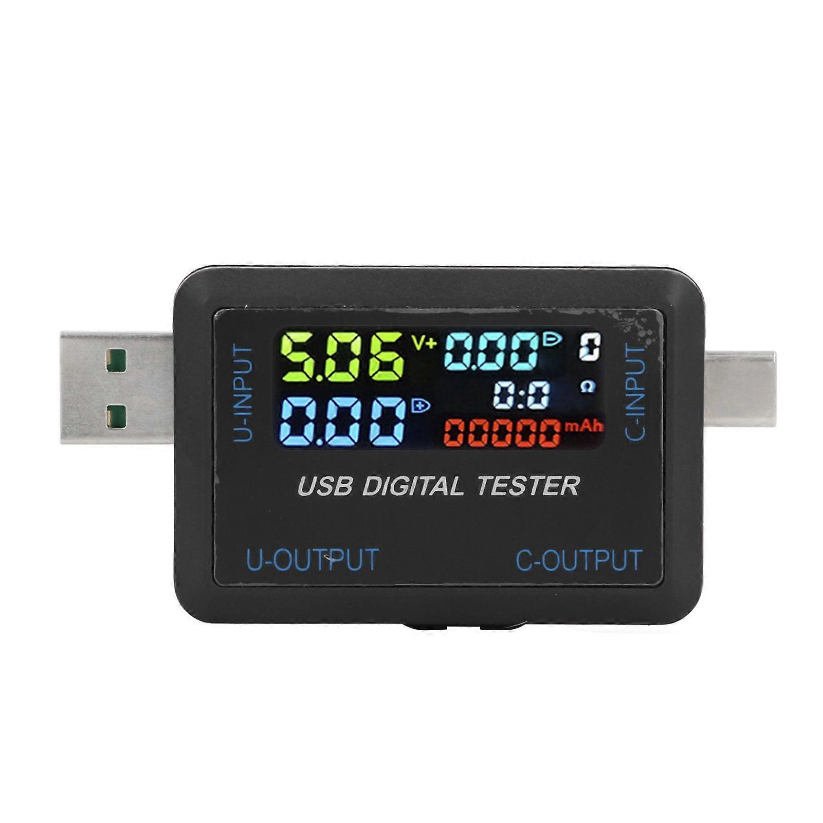 High quality  Multifunctional USB voltage and current meter 5-36V digital display capacity
