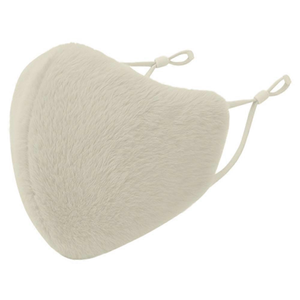 Warm Face Mask Double Layer Thickened Windproof Cover for Women Adjustable Ear Loop Mask for Cycling