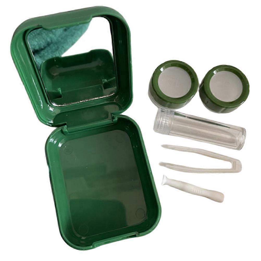 Matte Texture Holder For Travel And Daily Use Protecting Lenses From Dust With Rectangular Shape 2 Sets