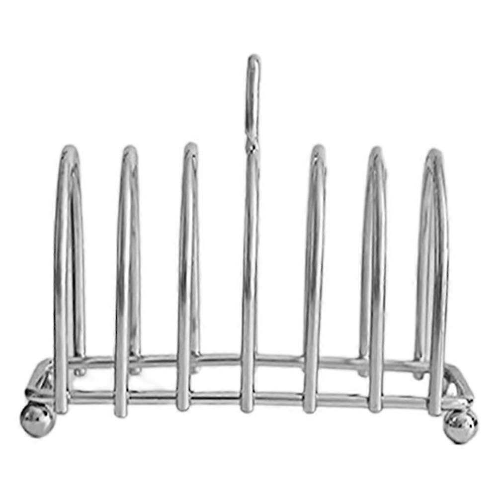 Stainless Steel 5Pcs Toast Rack Slice Holder For Household Users Professional Bakers 6.17X3.93In With Sturdy Construction