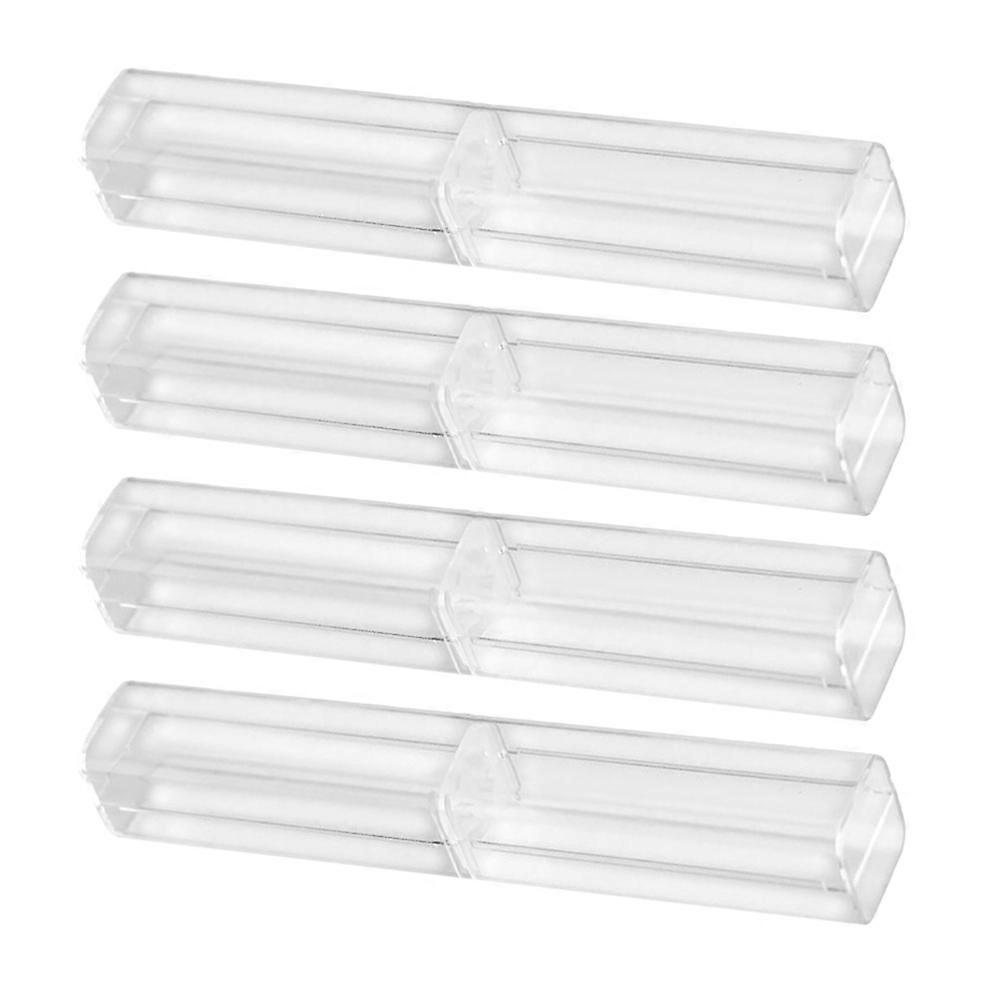 Plastic Pen Case Transparent for Storage 8Pcs Empty Pen Boxes Gift Set