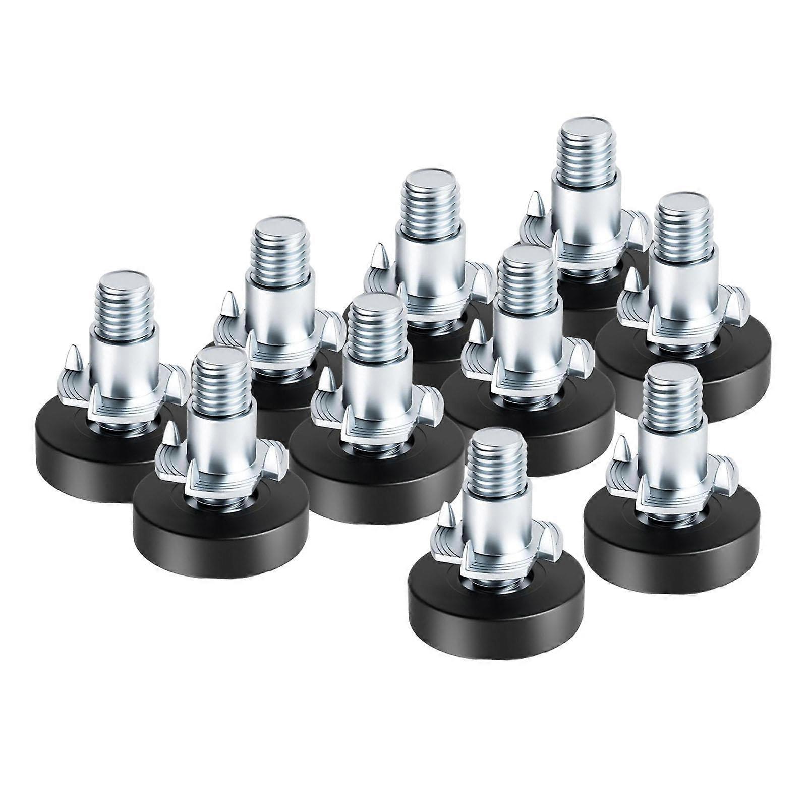 12x Adjustable Leg Levelers Adjustable Leveling Feet for Desk Stools Kitchen