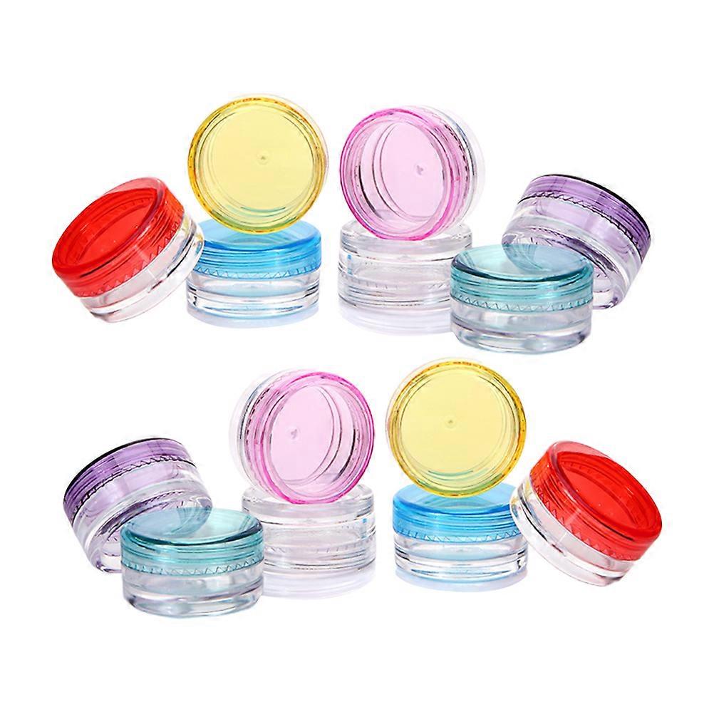 Cream Jars Eye Cream Box Plastic for Storage 165Pcs Assorted Color
